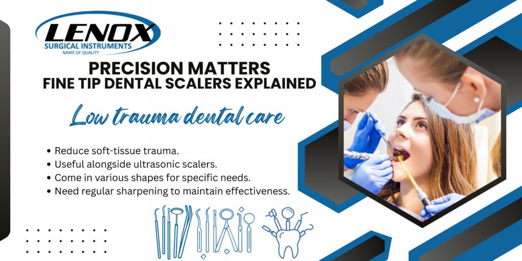 Precision Matters: Fine Tip Dental Scalers Explained