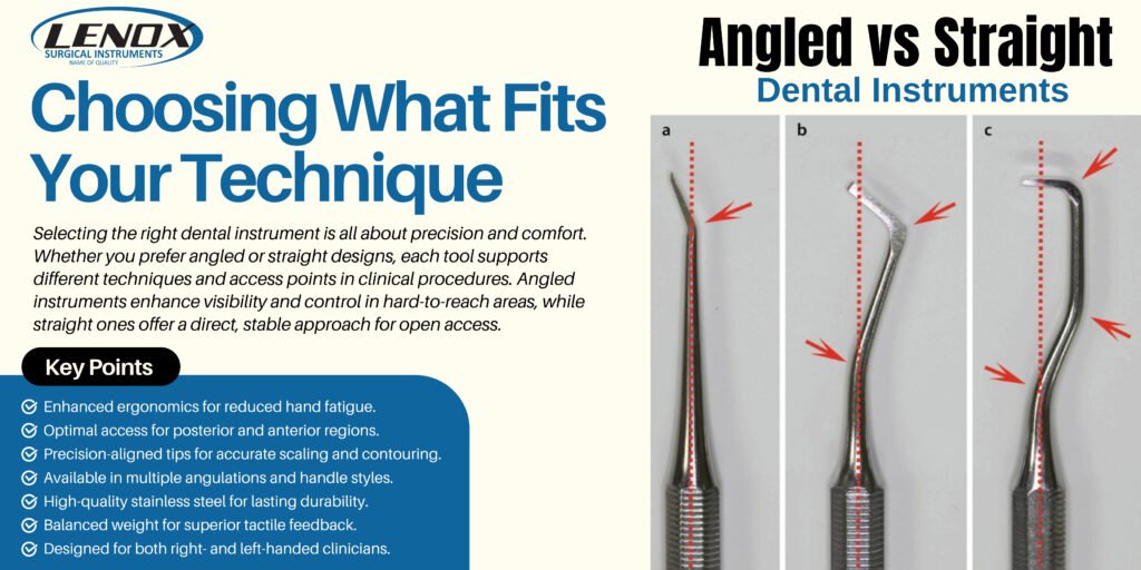 Angled vs Straight Dental Instruments: Choosing What Fits Your Technique
