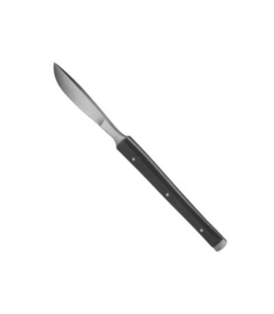 Autopsy Knife with Raspatory Wooden Handle 55mm