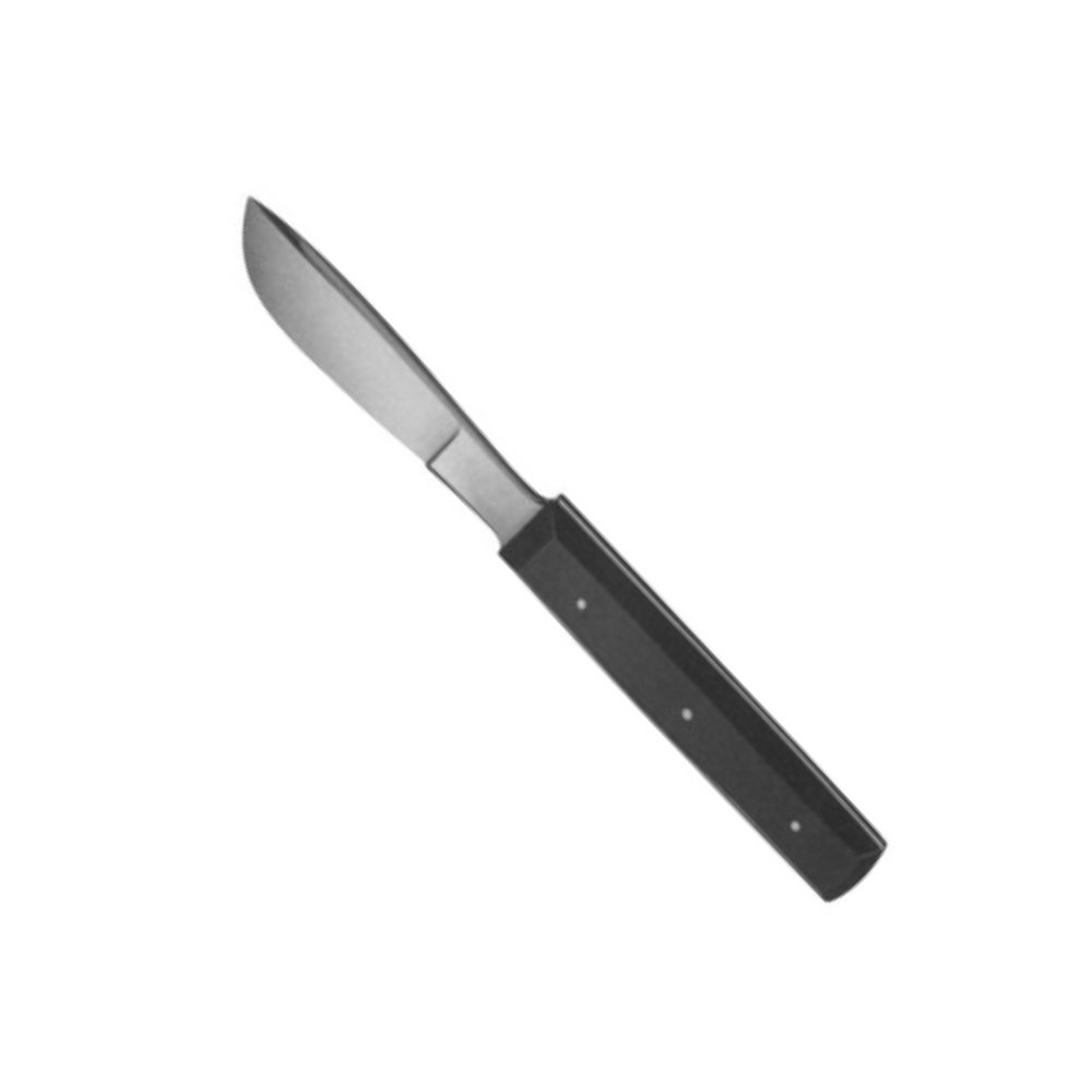 02-119 Autopsy Knife Wooden Handle 70mm Autopsy Knife Wooden Handle 70mm - Image 1