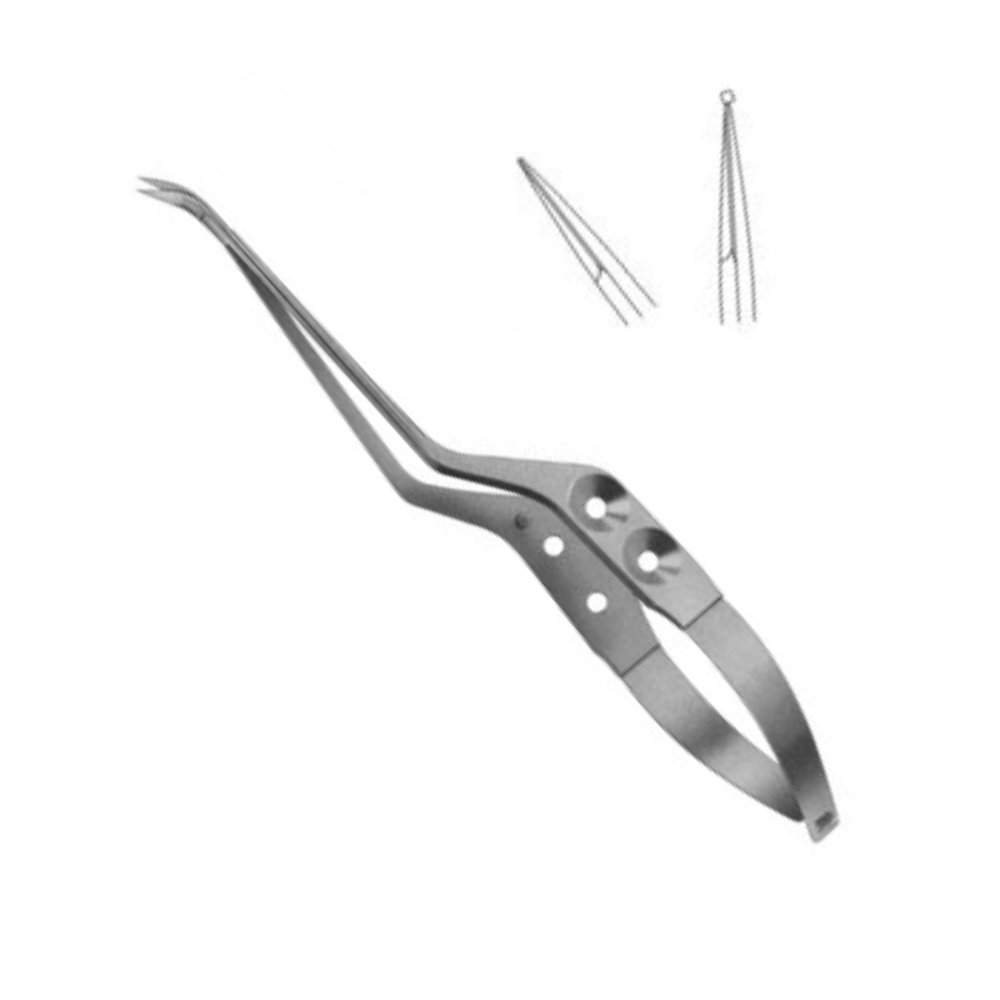 03-123 Laterally Angled Micro Scissors 45° 200mm Laterally Angled Micro Scissors 45° 200mm - Image 1