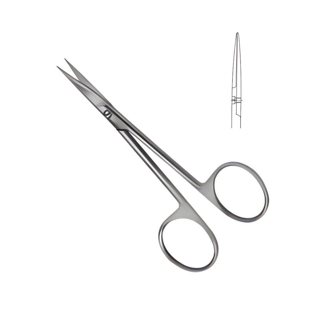 03-130 Delicate Scissors Straight 95mm Delicate Scissors Straight 95mm - Image 1