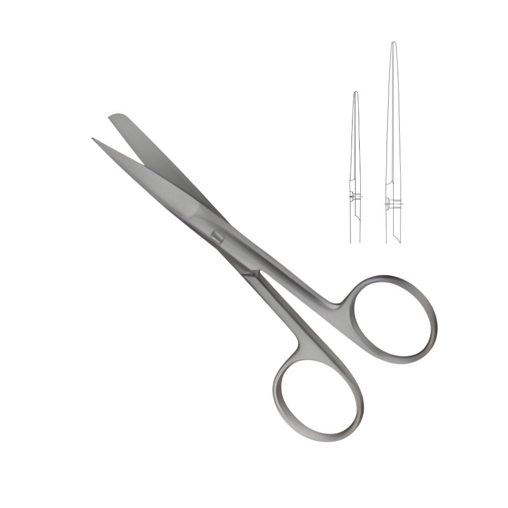 03-145 Surgical Scissors Straight Standard Pattern 105mm Surgical Scissors Straight Standard Pattern 105mm - Image 1