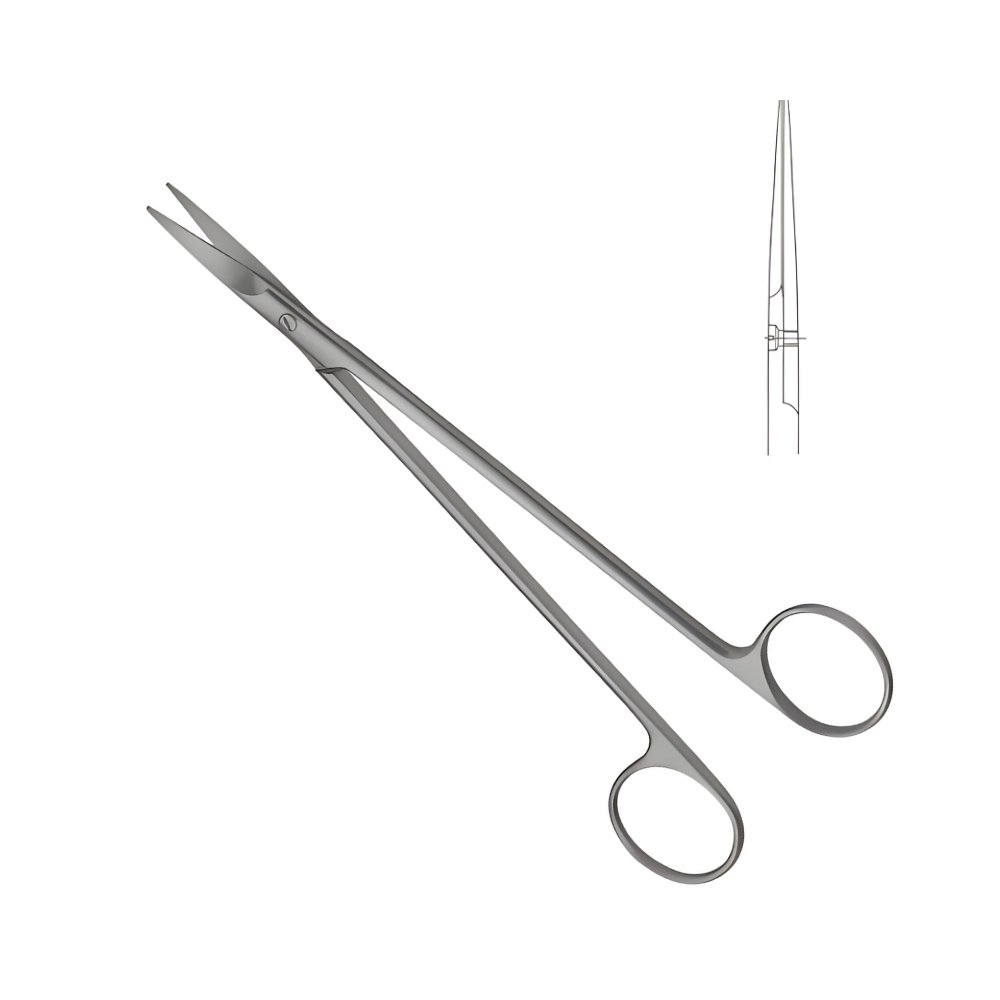 03-182 TOENNIS Very Delicate Dissecting Scissors 180mm TOENNIS Very Delicate Dissecting Scissors 180mm - Image 1