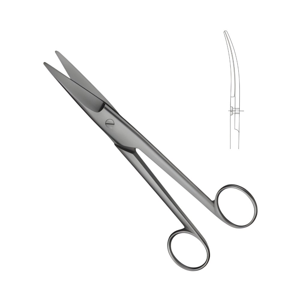 03-193 MAYO-NOBLE Broad Pattern Dissecting Scissors 170mm MAYO-NOBLE Broad Pattern Dissecting Scissors 170mm - Image 1