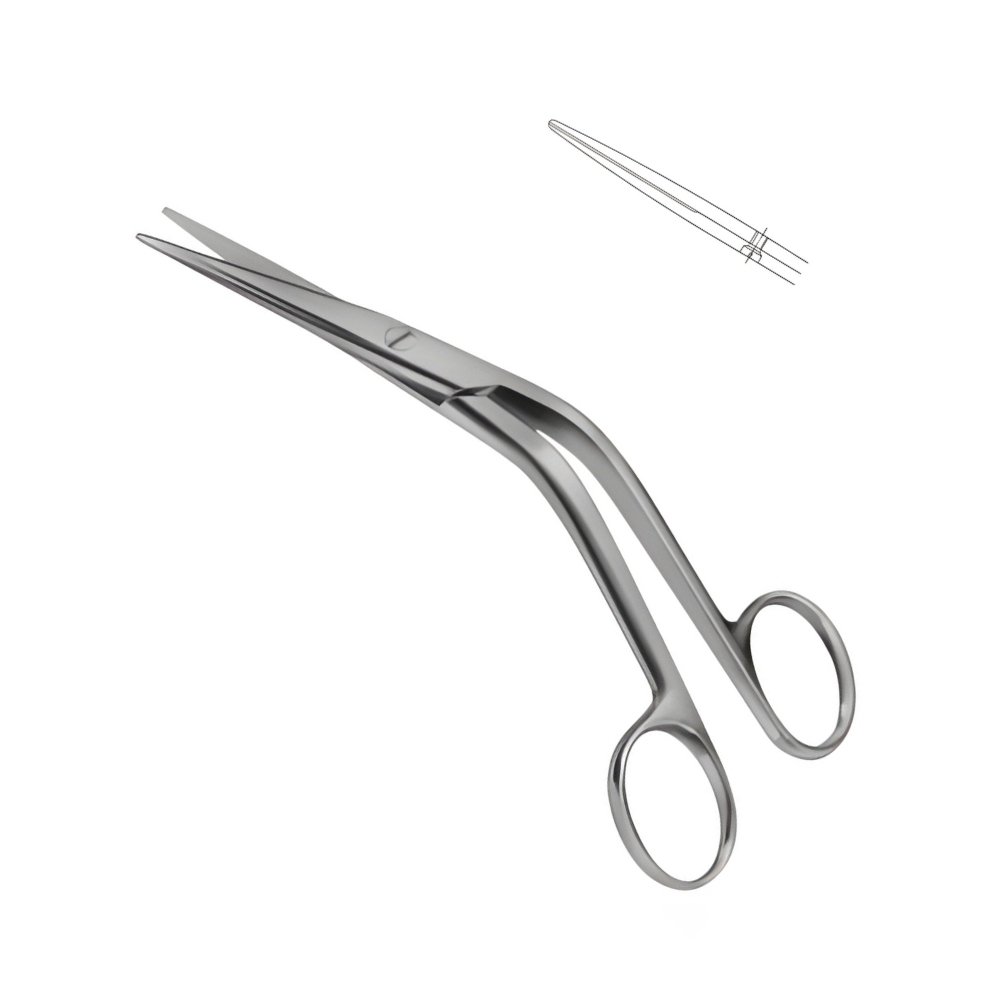 03-206 COTTLE Nasal Scissors 165mm COTTLE Nasal Scissors 165mm - Image 1