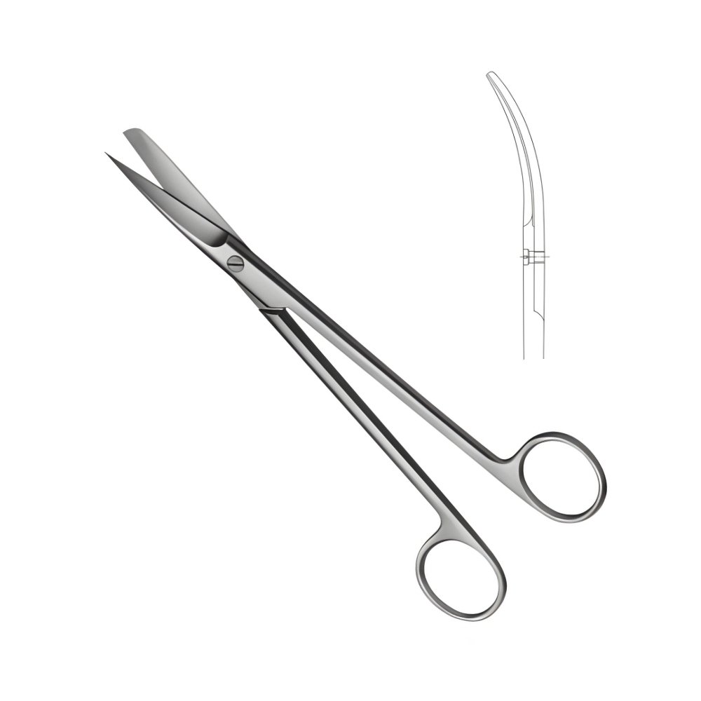 03-213 SIMS Scissors Straight 200mm SIMS Scissors Straight 200mm - Image 1
