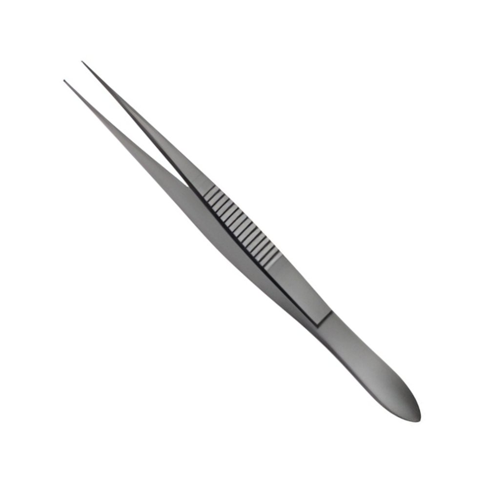 04-134 Delicate Dissecting Forceps Straight 100mm Delicate Dissecting Forceps Straight 100mm - Image 1