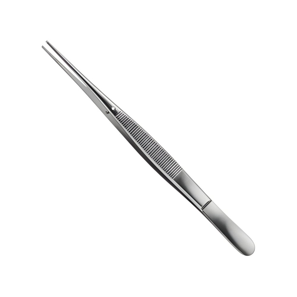 04-146 CUSHING Delicate Dissecting Forceps Straight 180mm CUSHING Delicate Dissecting Forceps Straight 180 mm - Image 1