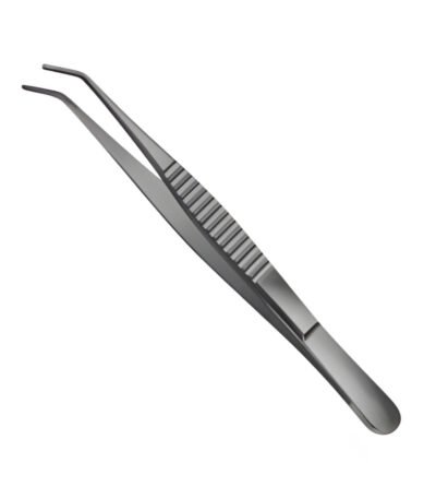 DE BAKEY Angled Tissue Forceps 2mm 150mm