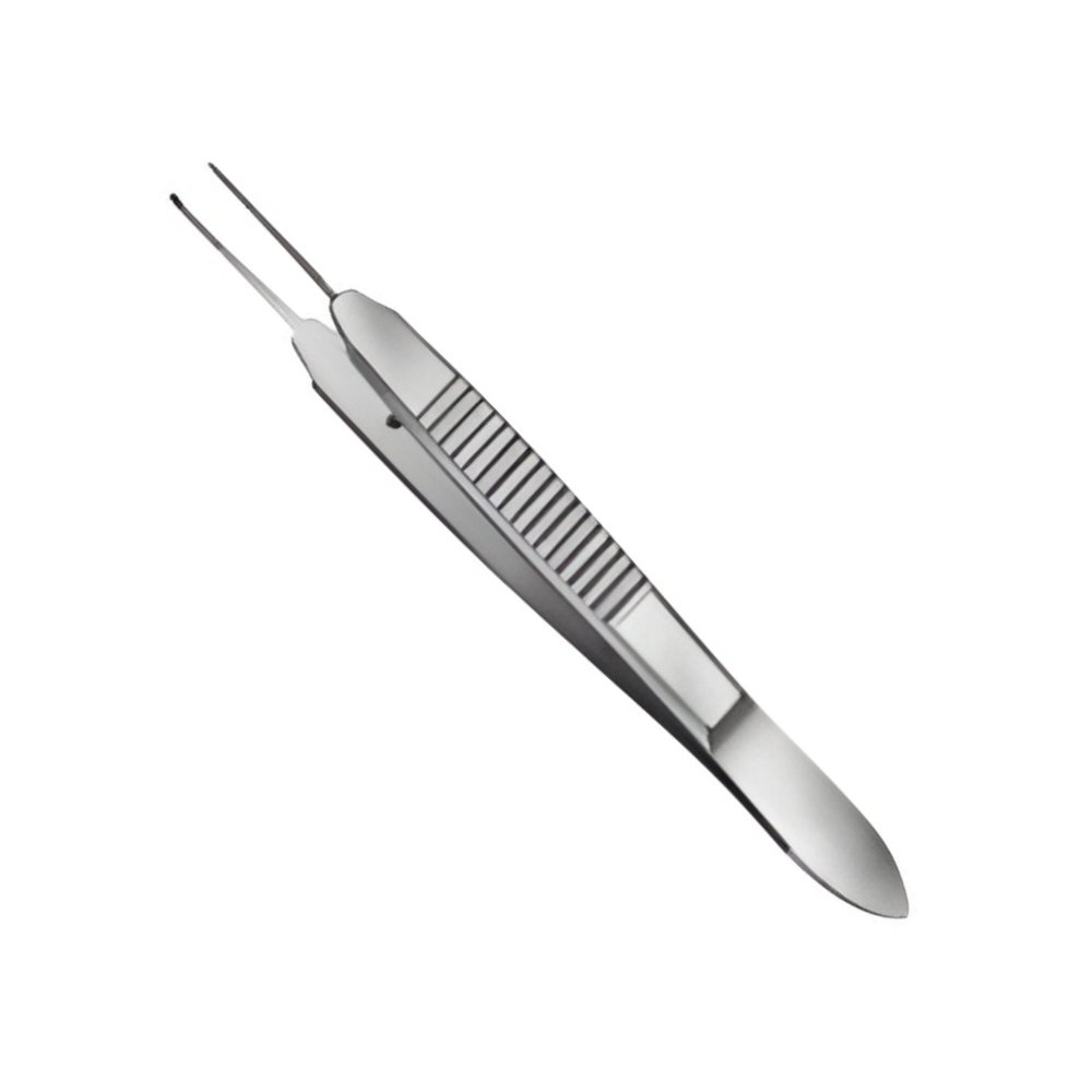 04-187 CASTROVIEJO Tissue Forceps 0.9mm Teeth 100mm CASTROVIEJO Tissue Forceps 0.9mm Teeth 100mm - Image 1