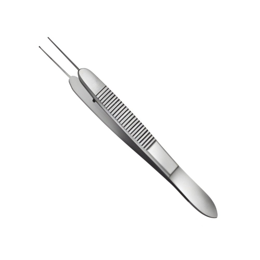 04-188 CASTROVIEJO Tissue Forceps 0.5mm Teeth 100mm CASTROVIEJO Tissue Forceps 0.5mm Teeth 100mm - Image 1