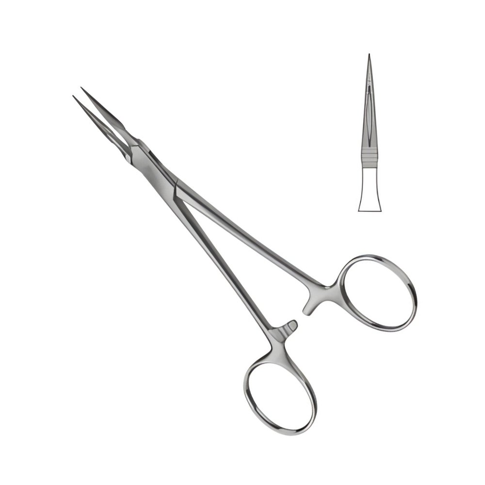 04-259 STIEGLITZ Cilia Forceps Straight 140mm STIEGLITZ Cilia Forceps Straight 140mm - Image 1