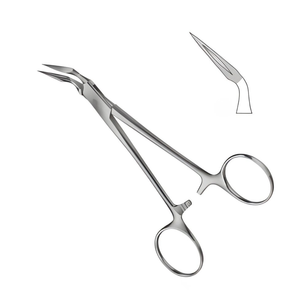 04-260 STIEGLITZ Cilia Forceps Curved 140mm STIEGLITZ Cilia Forceps Curved 140mm - Image 1