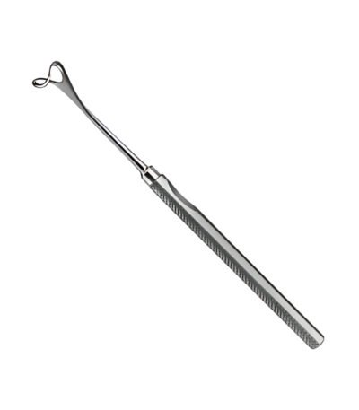 MANNERFELT Modified Saddle Hook Retractor – Fenestrated