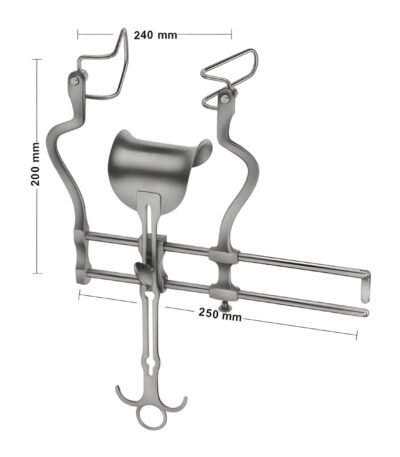 BALFOUR Complete Spreader Only Lateral Blades 50 mm Center Blade 47 x 80 mm