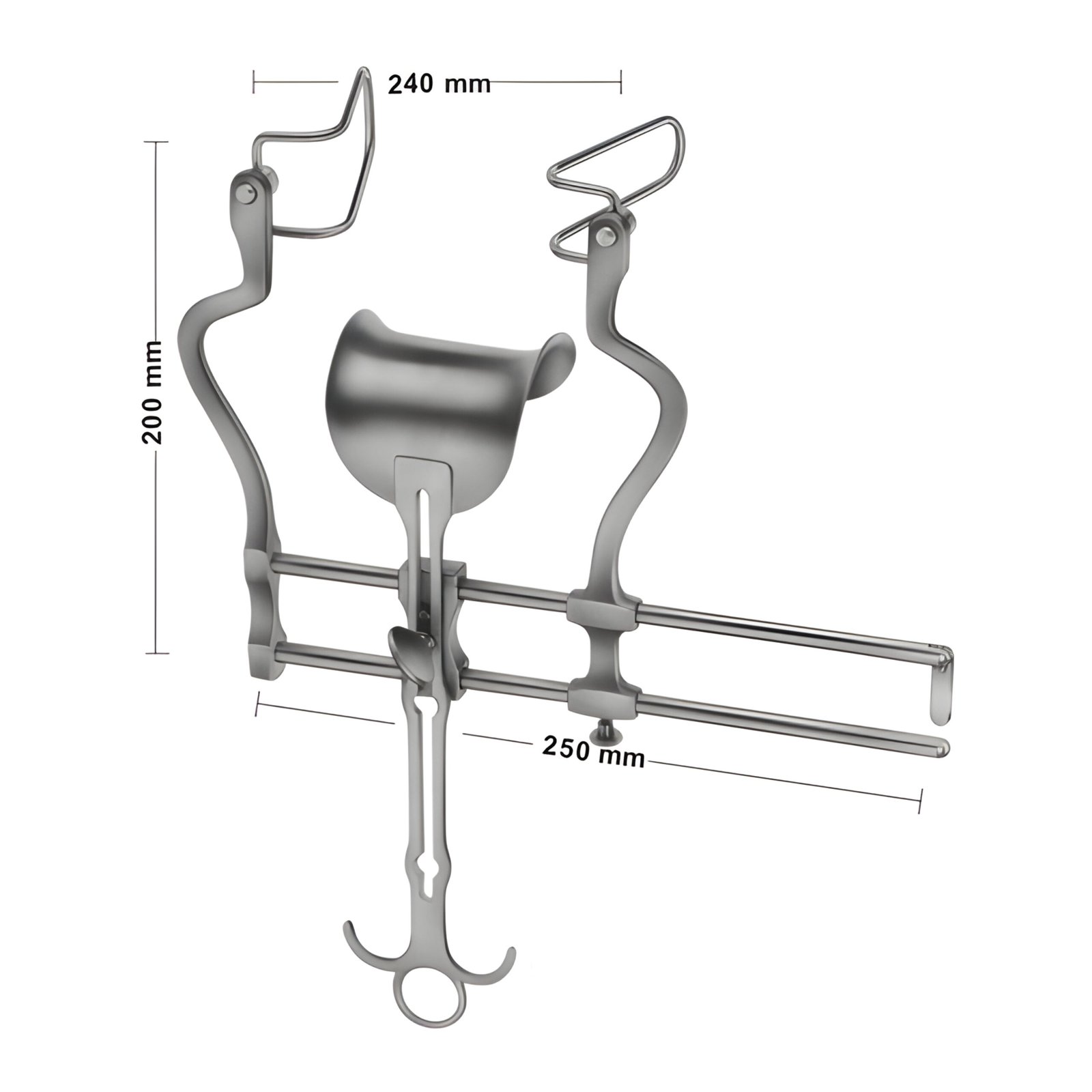 BALFOUR Complete Spreader Only Lateral Blades 50 mm Center Blade 47 x 80 mm BALFOUR Complete Spreader Only Lateral Blades 50 mm Center Blade 47 x 80 mm