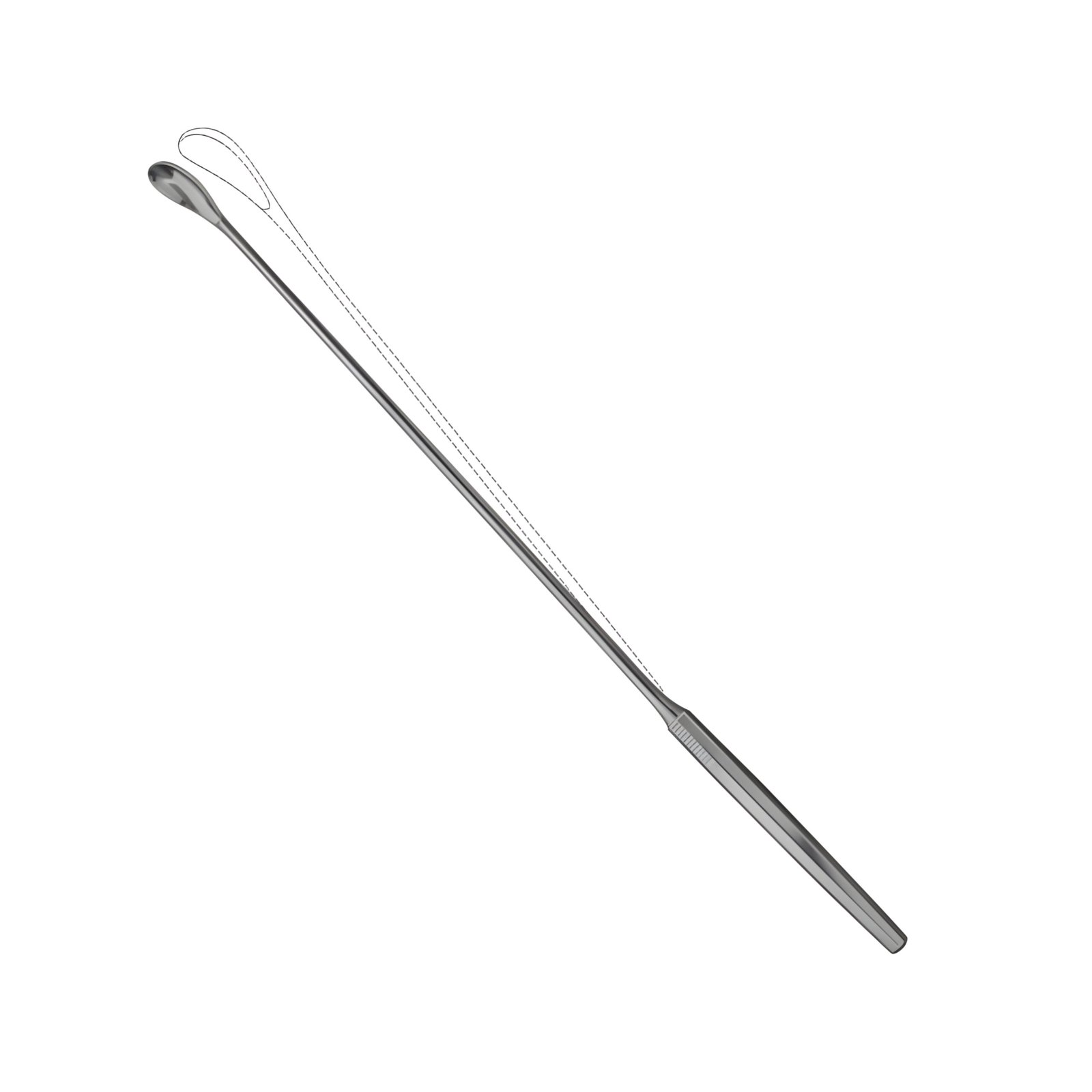 08-163 - 08-170 LUER-KOERTE modif with malleable shaft 310 mm LUER-KOERTE modif with malleable shaft 310 mm - Image 1