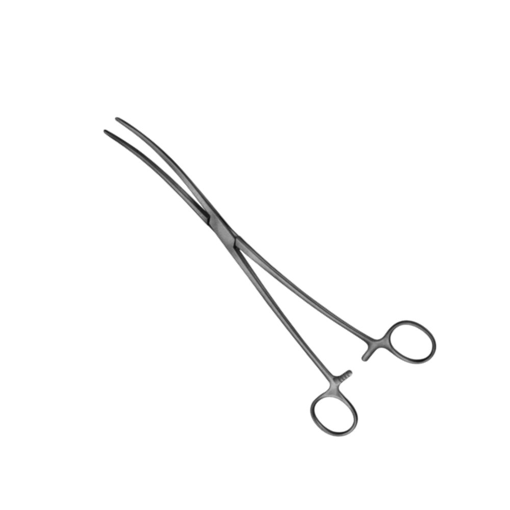 11-163 BOZEMANN Uterine Dressing Forceps with Longitudinal Groove BOZEMANN Uterine Dressing Forceps with Longitudinal Groove - Image 1