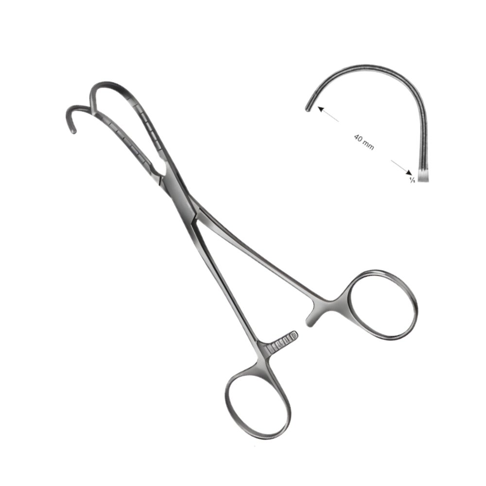 14-126 DE BAKEY Pediatric Anastomosis Clamp – Graduated DE BAKEY Pediatric Anastomosis Clamp – Graduated - Image 1