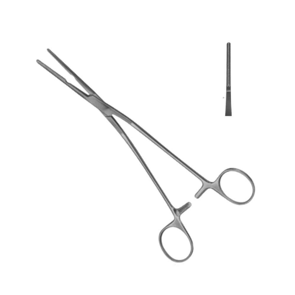 14-142 DE BAKEY Patent-Ductus Clamp – 15° Angled DE BAKEY Patent-Ductus Clamp – 15° Angled - Image 1