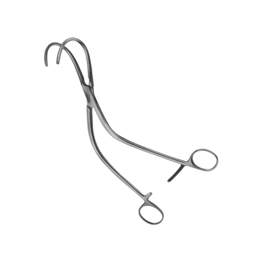 14-145 WEBER Aorta Anastomosis Clamp – Right Pattern WEBER Aorta Anastomosis Clamp – Right Pattern - Image 1