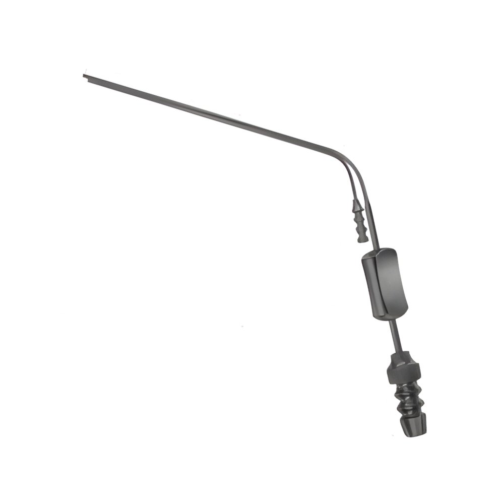 18-153 HOUSE Suction Tube with Finger Cut Off and Stylet with LUER Hub 0.9 mm Irrigation Tube 0.7 mm HOUSE Suction Tube with Finger Cut Off and Stylet with LUER Hub 0.9 mm Irrigation Tube 0.7 mm - Image 1