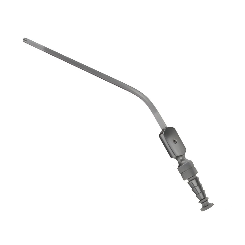 18-172 FERGUSON Suction Tube with Finger Cut Off and Stylet Thumb Piece 90° to Curve with LUER Hub 4.0 mm 180 mm FERGUSON Suction Tube with Finger Cut Off and Stylet Thumb Piece 90° to Curve with LUER Hub 4.0 mm 180 mm - Image 1