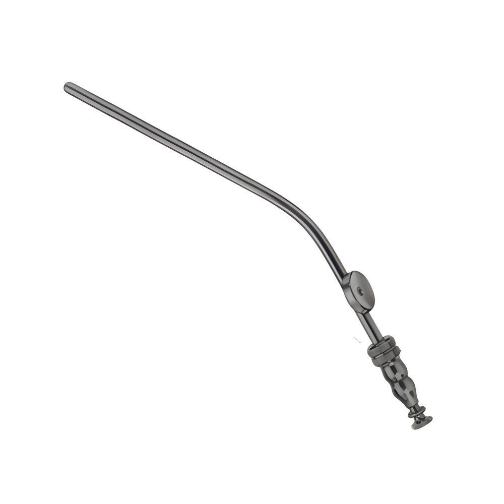 18-173 FRAZIER Insulated Suction Tube with Finger Cut Off and Stylet Thumb Piece 90° to Curve with LUER Hub 3.0 mm 180 mm FRAZIER Insulated Suction Tube with Finger Cut Off and Stylet Thumb Piece 90° to Curve with LUER Hub 3.0 mm 180 mm - Image 1