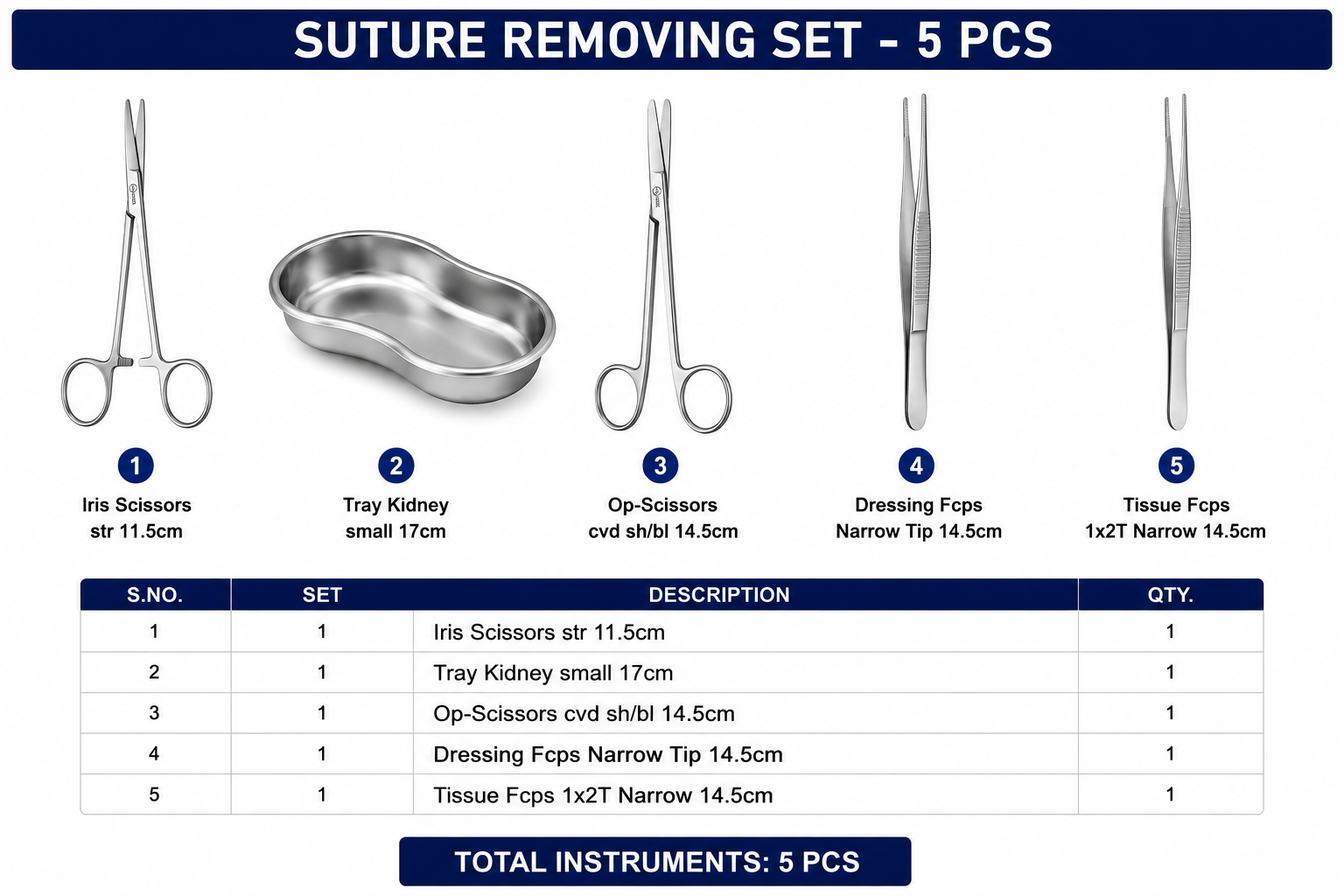 132# SUTURE REMOVING SET SUTURE REMOVING SET - Image 1