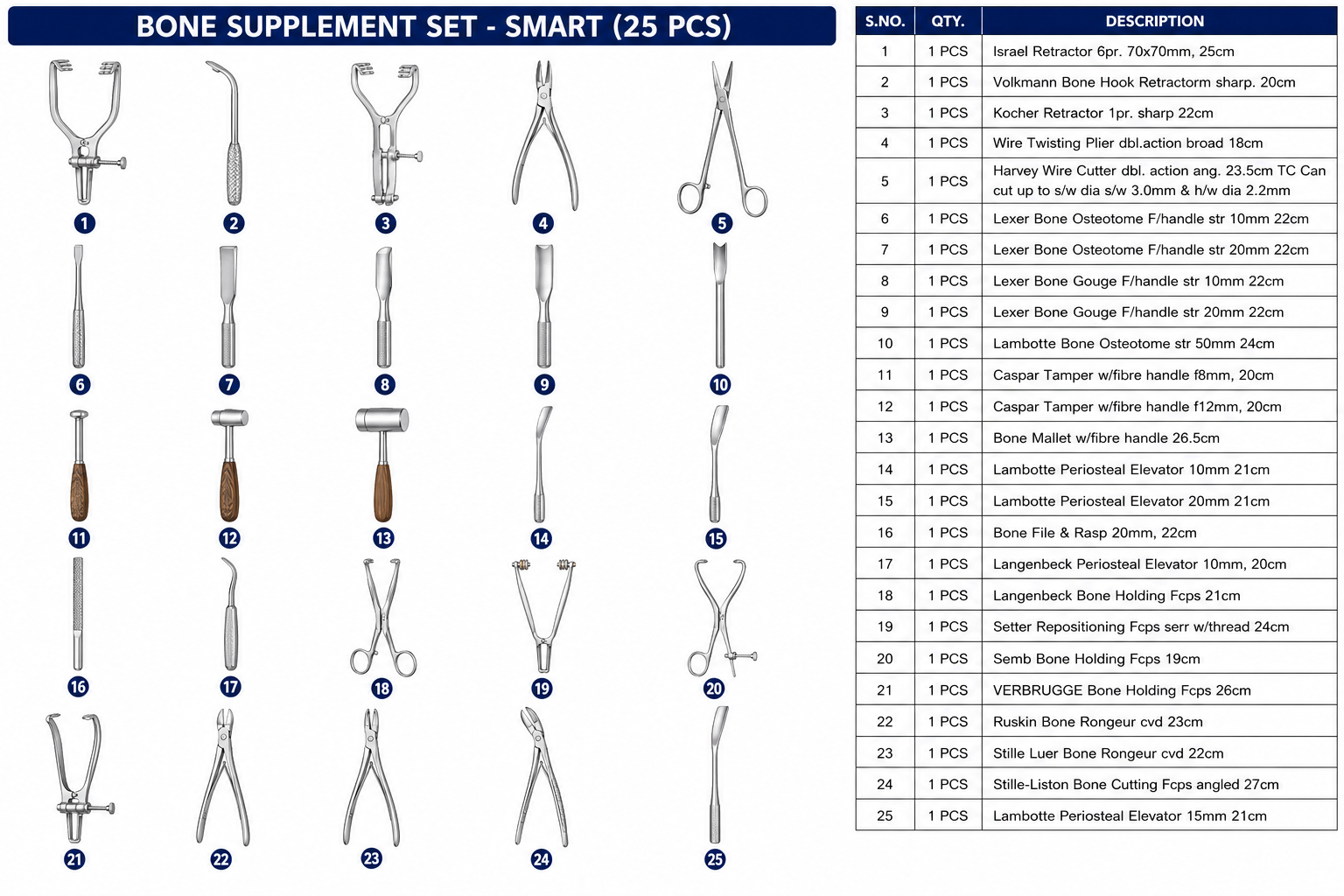 158# BONE SUPPLEMENT SET - SMART BONE SUPPLEMENT SET - SMART - Image 1