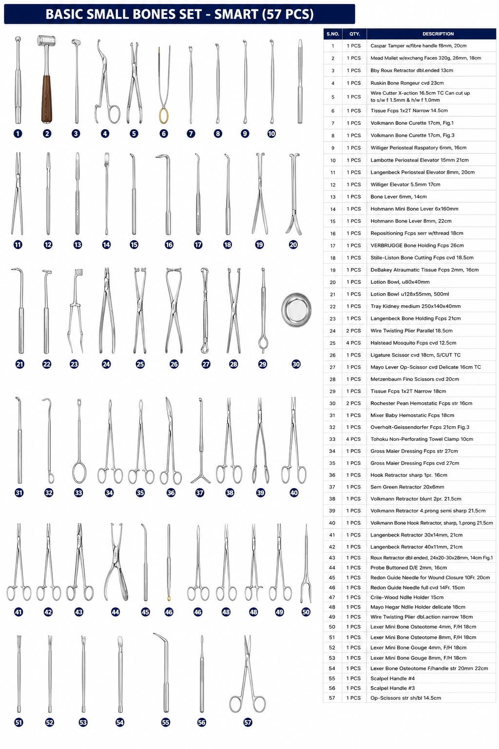 159# BASIC SMALL BONES SET - SMART BASIC SMALL BONES SET - SMART - Image 1