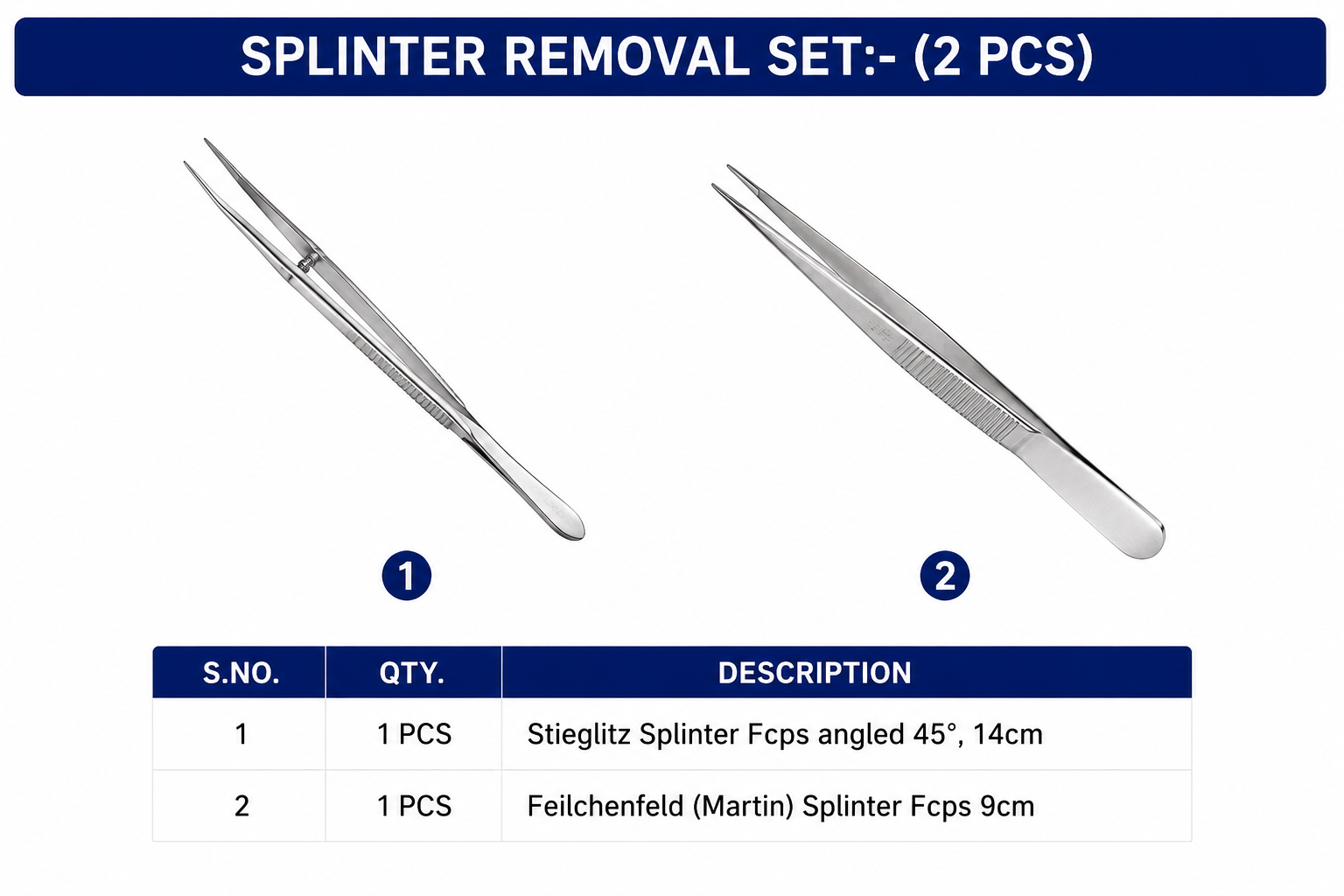 176# SPLINTER REMOVAL SET SPLINTER REMOVAL SET - Image 1