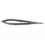 Castro-Viejo Micro Needle Holder TC 18cm STR Locking Ergo Handle Black, - Image 3