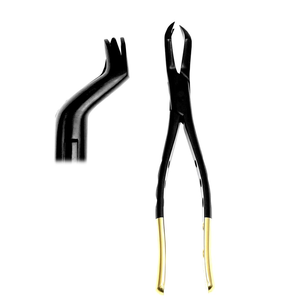 Dental-Extracting-Forceps-88R-Upper-Molar-Right-Perforated-Handles-Black-Gold.jpg Extracting Forceps Fig. 88R Upper Molar Right - BLACK-GOLD - Image 1