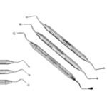 Lucas Bone Curettes Set of 3 Serrated, 3-4-5MM