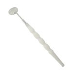 Dental Mouth Mirror White Plastic Handle (Autoclavable) #5 - Image 2