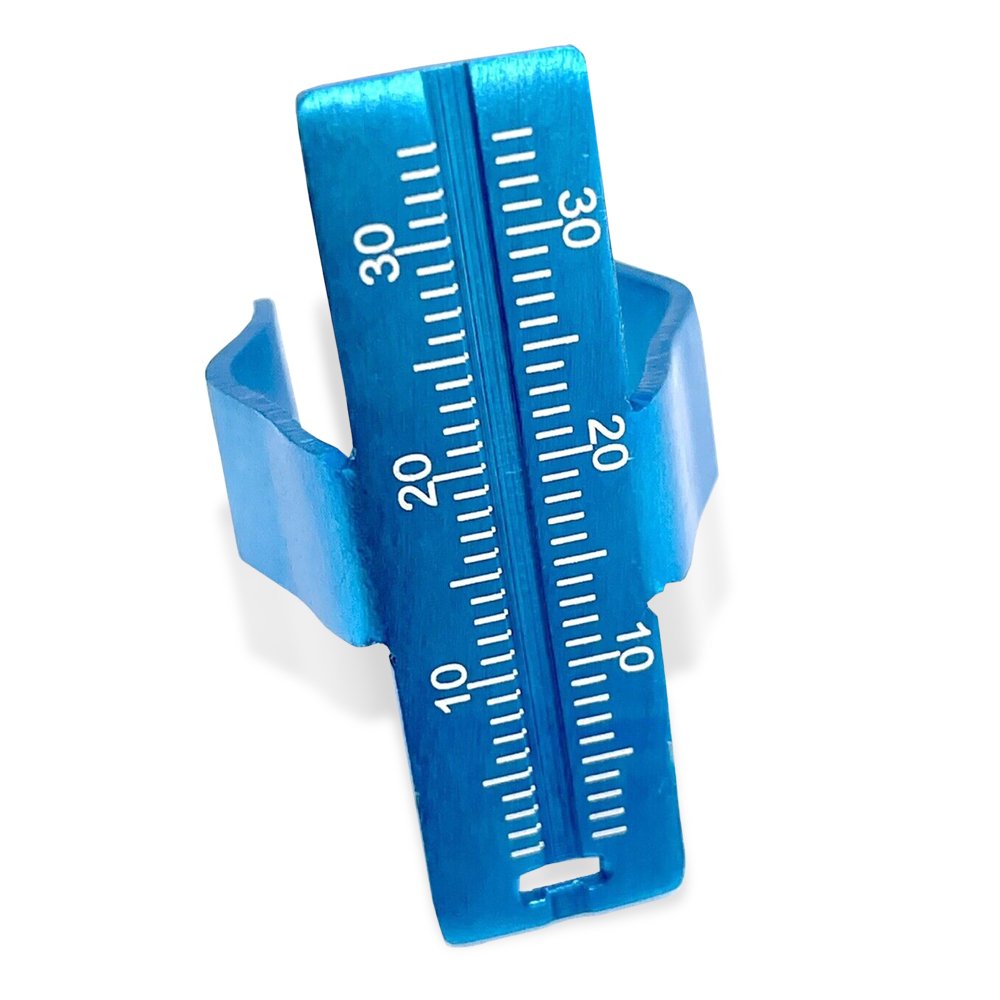 LD11-123BL-Endo-Finger-Ruler-Measuring-Scale-Blue.jpg Endo Finger Ruler-Measuring Scale - Image 1