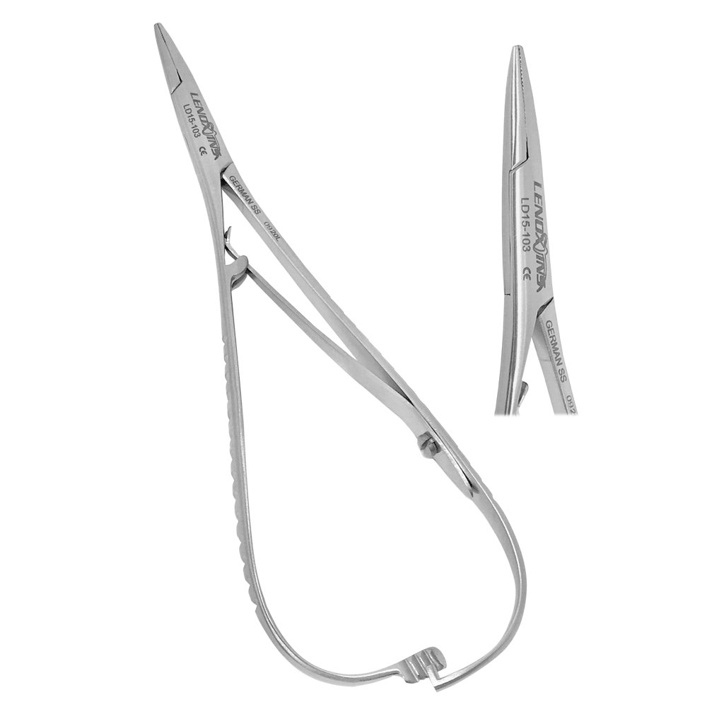 LD15-103-Mathieu-Pliers-14cm-1.jpg Mathieu Plier Narrow Tip 14CM - Image 1