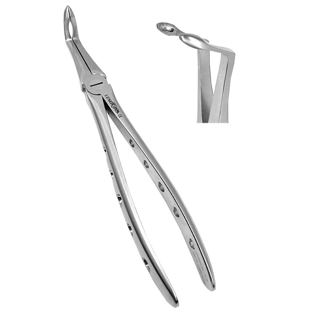 LD2-112-Dental-Extracting-Forceps-Lower-Roots-Micro-Serrated-Edges-Germany-SS-copy-1.jpg Dental Extracting Forceps Lower Roots - Image 1