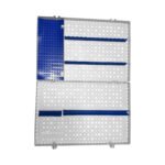 Dental Cassette For 20pcs Removeable Lid with compartment/silicon pad 280x185x35mm- SteriFlow Series - Image 3