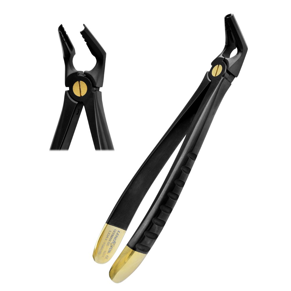 LDA1-156-Universal-Atraumatic-Extraction-Forcep-Lower-Premolar-BG-copy-1.jpg Deep Gripping Atraumatic Extraction Forceps - Image 1