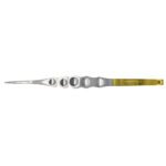 Castroviejo Needle Holder 18cm STR, Wide Handle Grip TC - Image 4
