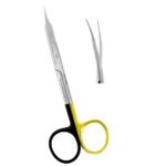 Goldman-Fox Scissors 13cm Curved TC Super Cut-Micro Serrated