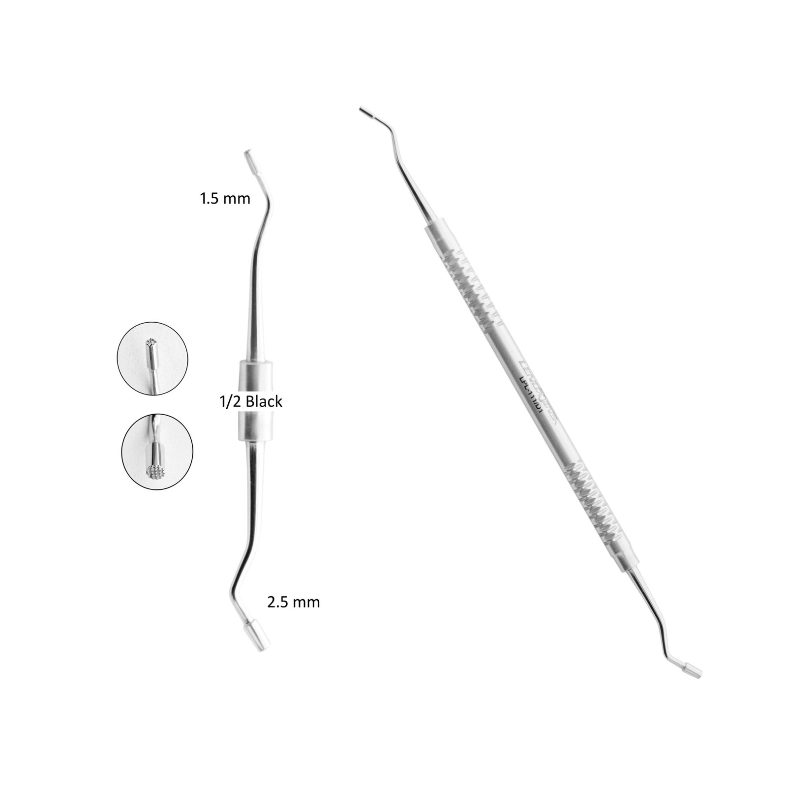 LPL-111-D1-Pluggers-Condensers-1-2-Black-1.5mm-2-scaled-1.jpg Condensers BLACK 1.5MM / 2.5MM Double Ended - Image 1