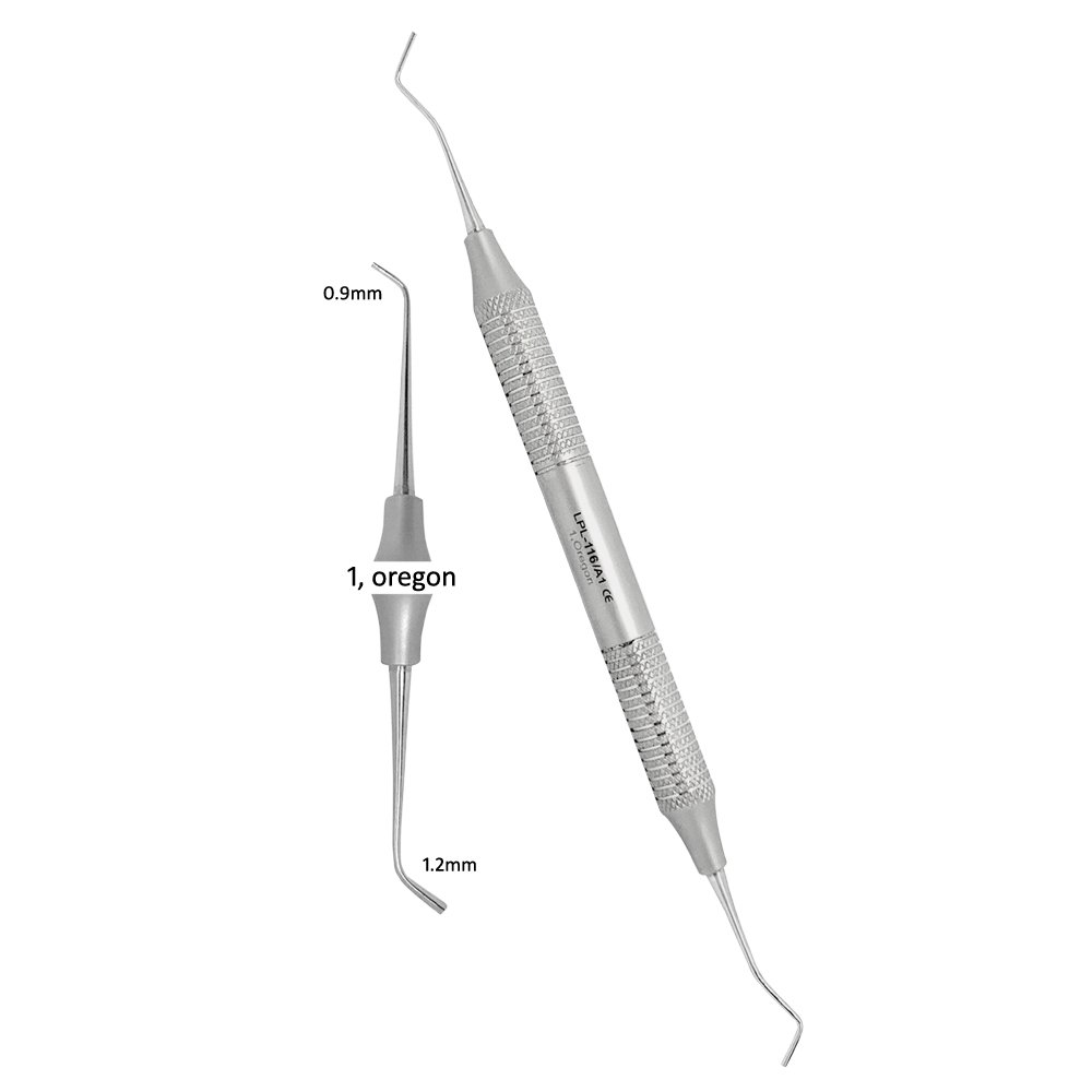 LPL-116-Dental-Pluggers-1-Oregon-Dental-Filling-Instruments-Hollow-HandleGerman-SS-copy.jpg Condensers 1, Oregon 0.9MM / 1.2MM Double Ended - Image 1
