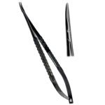 Castro-Viejo Micro Needle Holder TC 18cm CVD Locking Ergo Handle Black,