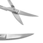 Kelly Dental Scissors 16cm Curved Saw Edge Super Cut - Image 2