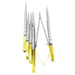 Micro Surgery Needle Holders-Scissors-Forceps Set CVD