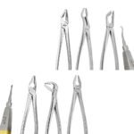 Universal Atraumatic Extraction Forceps + Elevators Set - Image 2